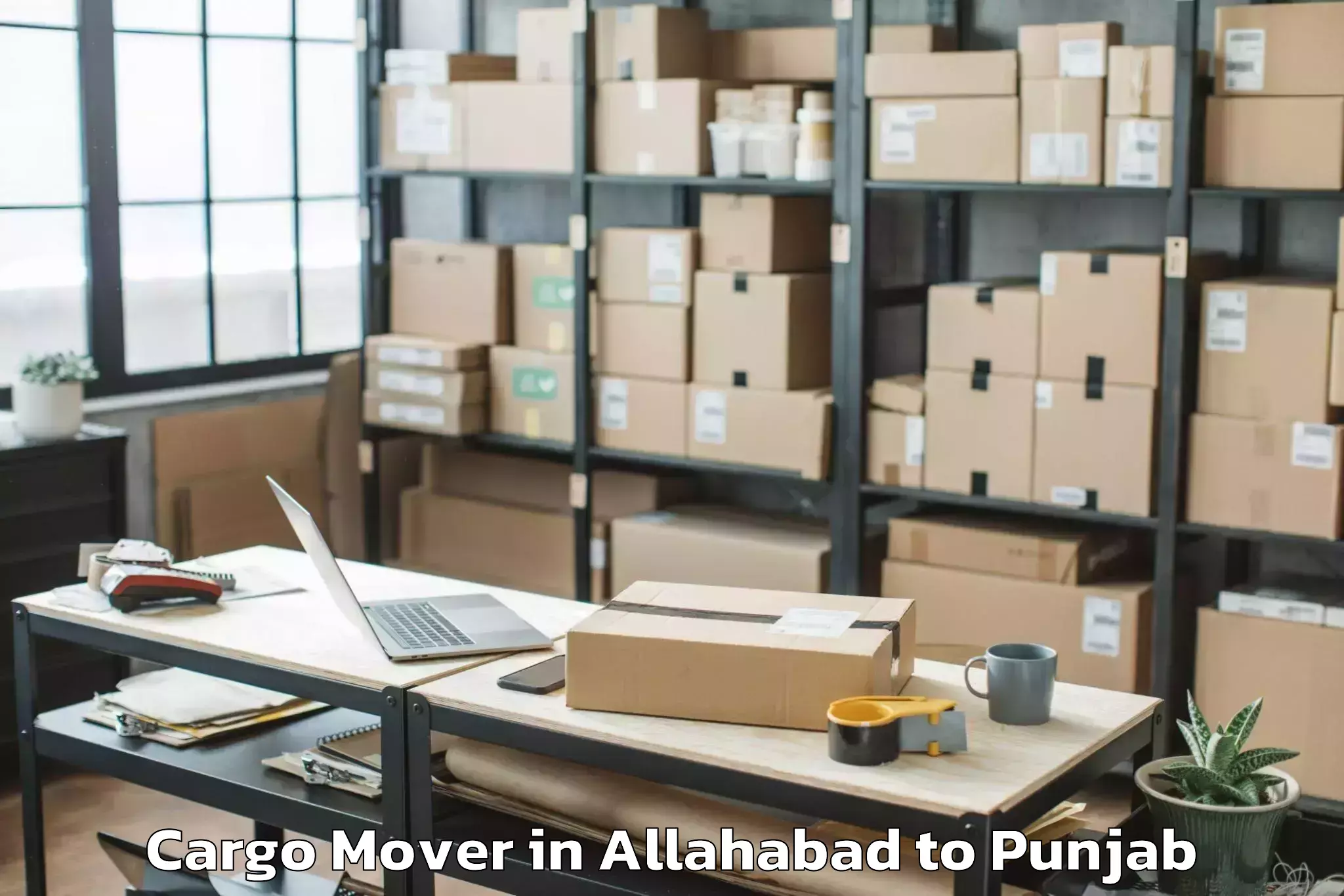 Reliable Allahabad to Dera Baba Nanak Cargo Mover